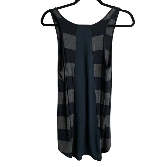 Banana Republic Black and Gray Striped Tank Top - Picture 3 of 7